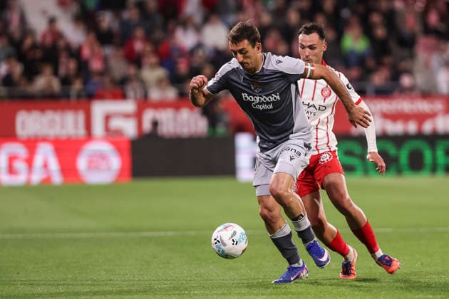 May 14, 2026, Girona, Girona, SPAIN: Mikel Oyarzabal of Real Sociedad in action during the Spanish league, LaLiga EA Sports, football match played between Girona FC and Real Sociedad at Montilivi stadium on May 14, 2026 in Girona, Spain. Girona SPAIN - ZUMAa181 20260514_zaa_a181_151 Copyright: xJavierxBorregox