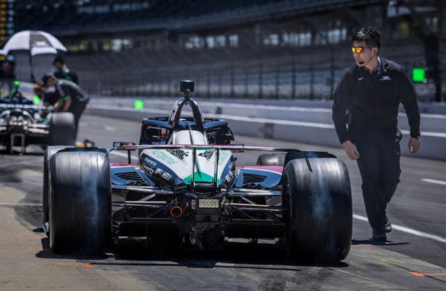 May 14, 2026, Speedway, In, USA: NTT IndyCar, Indy Car, IRL, USA SERIES driver, TAKUMA SATO (75) (JPN) of Tokyo, Japan, comes off pit road during a practice for the Indianapolis 500 at Indianapolis Motor Speedway in SPEEDWAY IN. Speedway USA - ZUMAa161 20260514_aaa_a161_009 Copyright: xWalterxG.xArcexSr.x