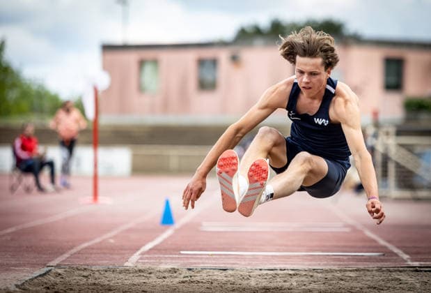 7 Wiesbadener Sprungmeeting WI JUMP Wiesbaden, 14 05 2026 Henning Judt Wiesbadener LV in triple jump 7 Wiesbadener Sprungmeeting WI JUMP on 14 05 2026 at the Helmut Schön Sportpark in Wiesbaden Hessen Copyright: xBEAUTIFULxSPORTS R.xSchmittx