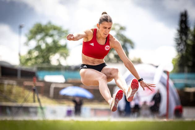 7 Wiesbadener Sprungmeeting WI JUMP Wiesbaden, 14 05 2026 Finja Köchling Eintracht Frankfurt e V in long jump 7 Wiesbadener Sprungmeeting WI JUMP on 14 05 2026 at Helmut Schön Sportpark in Wiesbaden Hessen Copyright: xBEAUTIFULxSPORTS R.xSchmittx