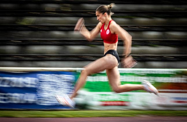 7 Wiesbadener Sprungmeeting WI JUMP Wiesbaden, 14 05 2026 Finja Köchling Eintracht Frankfurt e V in long jump 7 Wiesbadener Sprungmeeting WI JUMP on 14 05 2026 at Helmut Schön Sportpark in Wiesbaden Hessen Copyright: xBEAUTIFULxSPORTS R.xSchmittx