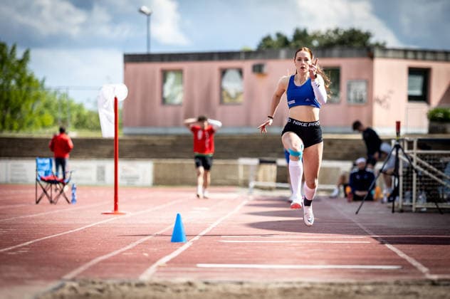 7 Wiesbadener Sprungmeeting WI JUMP Wiesbaden, 14 05 2026 Henrike Wölker VfL Bad Arolsen in triple jump 7 Wiesbadener Sprungmeeting WI JUMP on 14 05 2026 at the Helmut Schön Sportpark in Wiesbaden Hessen Copyright: xBEAUTIFULxSPORTS R.xSchmittx