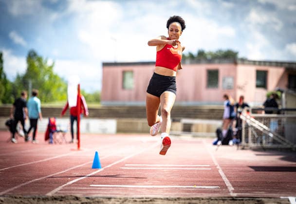7 Wiesbadener Sprungmeeting WI JUMP Wiesbaden, 14 05 2026 Josephina Engel ASC Darmstadt in triple jump 7 Wiesbadener Sprungmeeting WI JUMP on 14 05 2026 at the Helmut Schön Sportpark in Wiesbaden Hessen Copyright: xBEAUTIFULxSPORTS R.xSchmittx