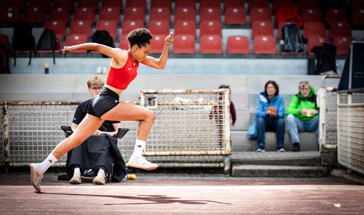 7 Wiesbadener Sprungmeeting WI JUMP Wiesbaden, 14 05 2026 Josephina Engel ASC Darmstadt on the triple jump inrun 7 Wiesbadener Sprungmeeting WI JUMP on 14 05 2026 at Helmut Schön Sportpark in Wiesbaden Hessen Copyright: xBEAUTIFULxSPORTS R.xSchmittx