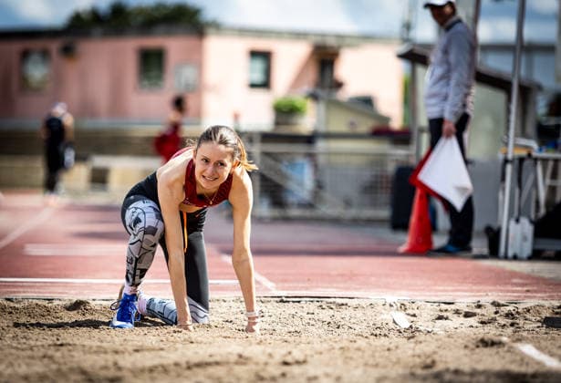 7 Wiesbadener Sprungmeeting WI JUMP Wiesbaden, 14 05 2026 Lea Henning LG Seligenstadt in triple jump 7 Wiesbadener Sprungmeeting WI JUMP on 14 05 2026 at Helmut Schön Sportpark in Wiesbaden Hessen Copyright: xBEAUTIFULxSPORTS R.xSchmittx
