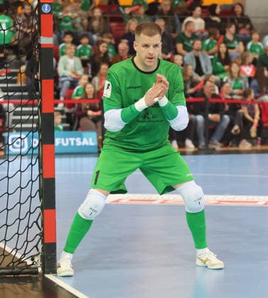 Stuttgart , Futsal Bundesliga Final German Championship Game 2 , TSV Weilimdorf vs HOT 05 Futsal , Philipp Pless Weilimdorf