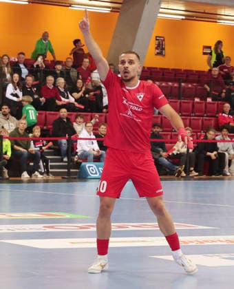 Stuttgart , Futsal Bundesliga Final German Championship Game 2 , TSV Weilimdorf vs HOT 05 Futsal , Amer Dzindic Weilimdorf