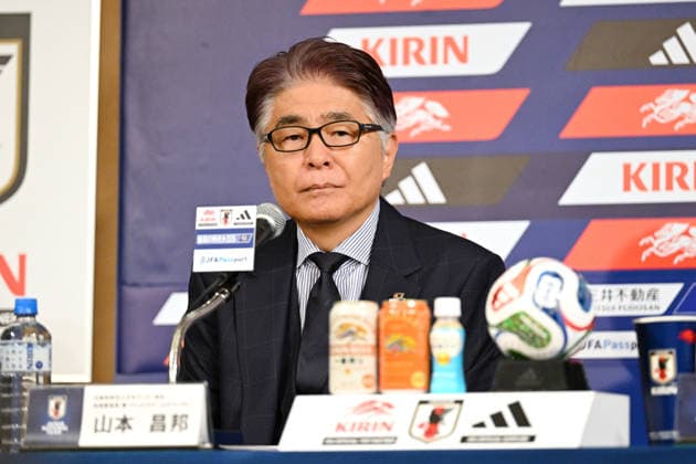 Masakuni Yamamoto (JPN), MAY 15, 2026 - Football Soccer : Japan head coach Hajime Moriyasu attends the press conference, PK, Pressekonferenz to announce the squad for the FIFA World Cup, WM, Weltmeisterschaft, Fussball 2026 in Tokyo, Japan. Noxthirdxpartyxsales  aflo_330454039