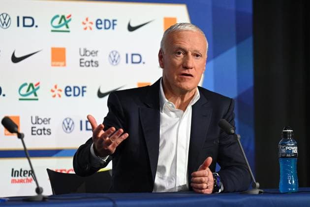 Football, FIFA World Cup, France national team press conference with Didier Deschamps