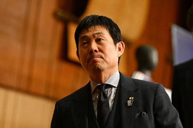 Hajime Moriyasu (JPN), MAY 15, 2026 - Football Soccer : Japan head coach Hajime Moriyasu attends the press conference, PK, Pressekonferenz to announce the squad for the FIFA World Cup, WM, Weltmeisterschaft, Fussball 2026 in Tokyo, Japan. Noxthirdxpartyxsales  aflo_330457653