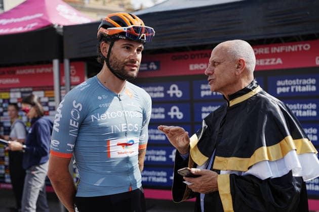 Italy™s Filippo Ganna of Netcompany Ineos during Stage 7 of the Giro d™Italia, from Formia to Blockhaus, Italy, Friday, May 15, 2026.  Copyright: xGianMattiaxD™Alberto LaPressex