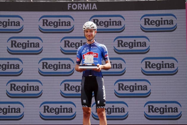 Italy™s Luca Vergallito of Alpecin-Premier Tech (Premio Regina) during Stage 7 of the Giro d™Italia from Formia to Blockhaus, Italy. Friday May 15, 2026.  Copyright: xMassimoxPaolonex xLaPressex
