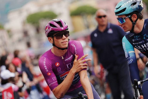 France™s Paul Magnier of Soudal Quick-Step during Stage 7 of the Giro d™Italia, from Formia to Blockhaus, Italy, Friday, May 15, 2026.  Copyright: xGianMattiaxD™Alberto LaPressex