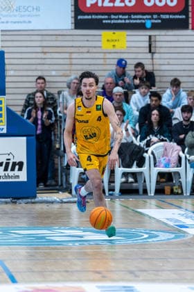 Gian Bahattin Aydinoglu Bozic Estriche Knights Kirchheim, 04 GER, Bozic Estriche Knights Kirchheim vs BG Goettingen, BARMER 2 Basketball Bundesliga, Playoffs Game 4, Season 2025 2026, 14 05 2026 GER, Bozic Estriche Knights Kirchheim vs BG Goettingen, BARMER 2 Basketball Bundesliga, Playoffs Game 4, Season 2025 2026, 14 05 2026 Goeppingen Copyright: xEibner-Pressefoto NinaxSanderx EP_NSR