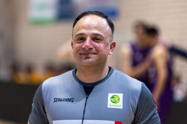 Edris Naim Referee GER, Bozic Estriche Knights Kirchheim vs BG Goettingen, BARMER 2 Basketball Bundesliga, Playoffs Game 4, Season 2025 2026, 14 05 2026 GER, Bozic Estriche Knights Kirchheim vs BG Goettingen, BARMER 2 Basketball Bundesliga, Playoffs Game 4, Season 2025 2026, 14 05 2026 Goeppingen Copyright: xEibner-Pressefoto NinaxSanderx EP_NSR