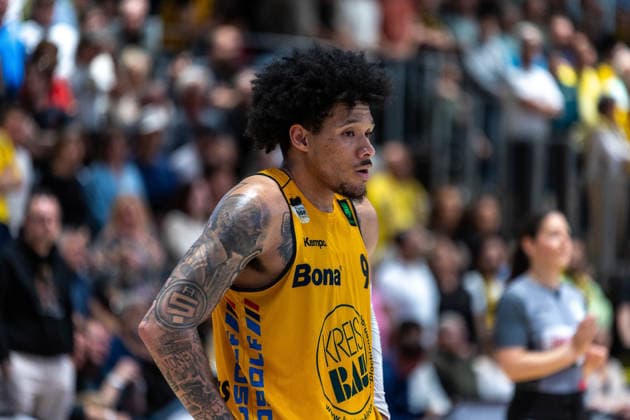 Tylan James Pope Bozic Estriche Knights Kirchheim, 09 GER, Bozic Estriche Knights Kirchheim vs BG Goettingen, BARMER 2 Basketball Bundesliga, Playoffs Game 4, Season 2025 2026, 14 05 2026 GER, Bozic Estriche Knights Kirchheim vs BG Goettingen, BARMER 2 Basketball Bundesliga, Playoffs Game 4, Season 2025 2026, 14 05 2026 Goeppingen Copyright: xEibner-Pressefoto NinaxSanderx EP_NSR