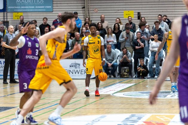 Jordan Sears BG Goettingen, 03 Nil Failenschmid Clavera Bozic Estriche Knights Kirchheim, 15 Charles Tyorne Harris Jr Bozic Estriche Knights Kirchheim, 03 GER, Bozic Estriche Knights Kirchheim vs BG Goettingen, BARMER 2 Basketball Bundesliga, Playoffs Game 4, Season 2025 2026, 14 05 2026 GER, Bozic Estriche Knights Kirchheim vs BG Goettingen, BARMER 2 Basketball Bundesliga, Playoffs Game 4, Season 2025 2026, 14 05 2026 Goeppingen Copyright: xEibner-Pressefoto NinaxSanderx EP_NSR