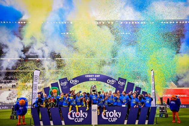 Royale Union Saint-Gilloise v RSC Anderlecht - Belgian Croky Cup Final BRUSSELS, BELGIUM - MAY 14 : The team of Royale Union Saint-Gilloise celebrates after winning the Belgian Croky Cup final match between Royale Union Saint-Gilloise and RSC Anderlecht on May 14, 2026 in Brussels, Belgium, 14 05 2026 Brussels Belgium  Copyright: xTomasxSiskx
