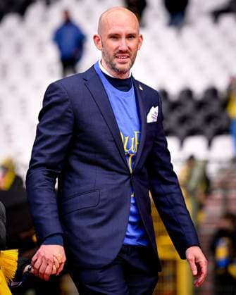 Royale Union Saint-Gilloise v RSC Anderlecht - Belgian Croky Cup Final BRUSSELS, BELGIUM - MAY 14 : Muzio Alex owner of Royale Union Saint-Gilloise celebrates after winning the Belgian Croky Cup final match between Royale Union Saint-Gilloise and RSC Anderlecht on May 14, 2026 in Brussels, Belgium, 14 05 2026 Brussels Belgium  Copyright: xTomasxSiskx