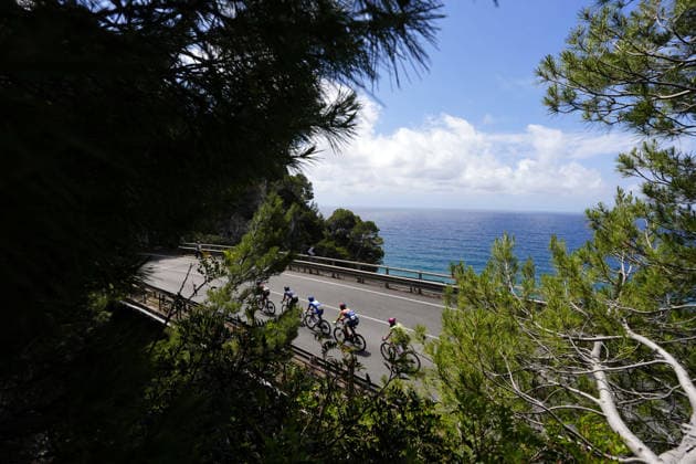 The pack rides during Stage 7 of the Giro d™Italia from Formia to Blockhaus, Italy. Friday May 15, 2026.  Copyright: xFabioxFerrarix xLaPressex