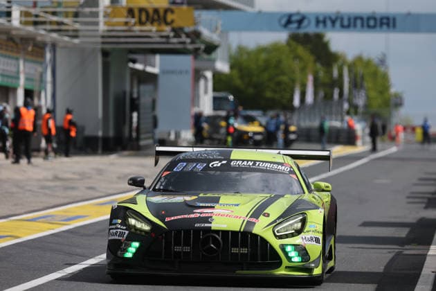 Nürburg, Germany 14 17 May 2026 ADAC Ravenol 24h Race Nürburgring 2026 Friday Qualifying Pitlane Pitlane In the picture 11 Schnitzelalm Racing GmbH Mercedes AMG GT3 Kenneth Heyer GER, Jannes Fittje GER, Jay Mo Härtling GER, Philip Ellis SUI Nürburgring Rheinland Pfalz Copyright: xFotostandx xFabianxWernerx