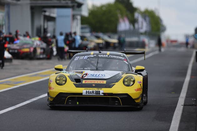 Nürburg, Germany 14 17 May 2026 ADAC Ravenol 24h Race Nürburgring 2026 Friday Qualifying Pitlane Pitlane In the picture 54 Dinamic GT SRL Porsche 911 GT3 R 992 Evo26 Bastian Buus DEN, Michael Klitgaard Christensen DEN, Joel Sturm GER, Loek Hartog NED Nürburgring Rheinland Pfalz Copyright: xFotostandx xFabianxWernerx