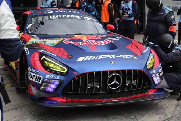 Nürburg, Germany 14 17 May 2026 ADAC Ravenol 24h Race Nürburgring 2026 Friday Qualifying Pitlane Pitlane In the picture 3 Winward Racing Mercedes AMG GT3 Max Verstappen NED, Lucas Auer AUT, Jules Gounon AND, Daniel Juncadella ESP Nürburgring Rheinland Pfalz Copyright: xFotostandx xFabianxWernerx
