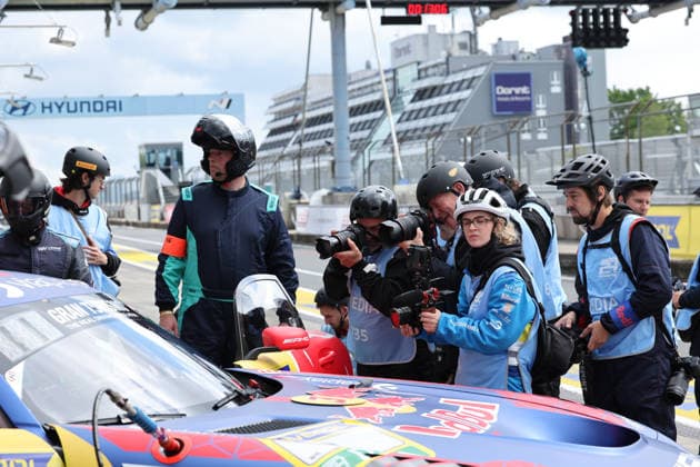 Nürburg, Germany 14 17 May 2026 ADAC Ravenol 24h Race Nürburgring 2026 Friday Qualifying Pitlane Press Press Bodyguard In picture 3 Winward Racing Mercedes AMG GT3 Max Verstappen NED, Lucas Auer AUT, Jules Gounon AND, Daniel Juncadella ESP Nürburgring Rheinland Pfalz Copyright: xFotostandx xFabianxWernerx