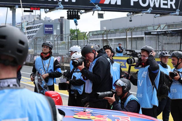 Nürburg, Germany 14 17 May 2026 ADAC Ravenol 24h Race Nürburgring 2026 Friday Qualifying Pitlane Pitlane Press Press Photo Photo Bodyguard Bodyguards In the picture 3 Winward Racing Mercedes AMG GT3 Max Verstappen NED, Lucas Auer AUT, Jules Gounon AND, Daniel Juncadella ESP Nürburgring Rheinland Pfalz Copyright: xFotostandx xFabianxWernerx