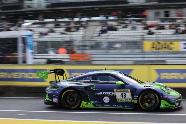 Nürburg, Germany 14 17 May 2026 ADAC Ravenol 24h Race Nürburgring 2026 Friday Qualifying Pit Lane Pitlane In the picture 48 48 LOSCH MOTORSPORT by Black Falcon Porsche 911 GT3 R 992 Evo26 Daan Arrow NED, Patrick Assenheimer GER, Tobias Müller GER, Dylan Pereira LUX Nürburgring Rheinland Pfalz Copyright: xFotostandx xFabianxWernerx