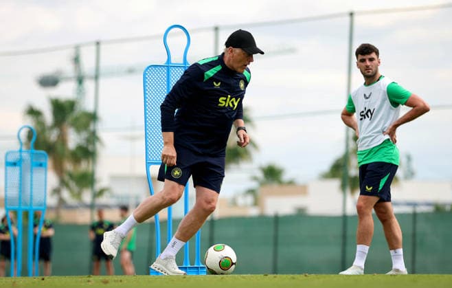 Republic of Ireland Squad Training, La Finca Resort, Alicante, Spain 15 5 2026 Head Coach Heimir Hallgrimsson Heimir Hallgrimsson 15 5 2026  Copyright: x INPHO RyanxByrnex RB1_9835