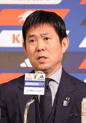May 15, 2026, Tokyo, Japan - Japan s football national team, Nationalteam head coach Hajime Moriyasu announces his 26-member World Cup squad at a press conference, PK, Pressekonferenz in Tokyo on Friday, May 15, 2026. FIFA World Cup, WM, Weltmeisterschaft, Fussball 2026 will be held from June 11 through July 19 in Canada, Mexico and the United States. (photo by Yoshio Tsunoda AFLO) Noxthirdxpartyxsales aflo_330475178