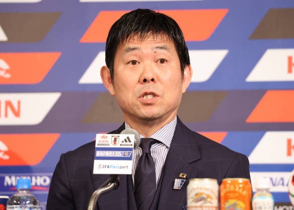 May 15, 2026, Tokyo, Japan - Japan s football national team, Nationalteam head coach Hajime Moriyasu announces his 26-member World Cup squad at a press conference, PK, Pressekonferenz in Tokyo on Friday, May 15, 2026. FIFA World Cup, WM, Weltmeisterschaft, Fussball 2026 will be held from June 11 through July 19 in Canada, Mexico and the United States. (photo by Yoshio Tsunoda AFLO) Noxthirdxpartyxsales aflo_330475188