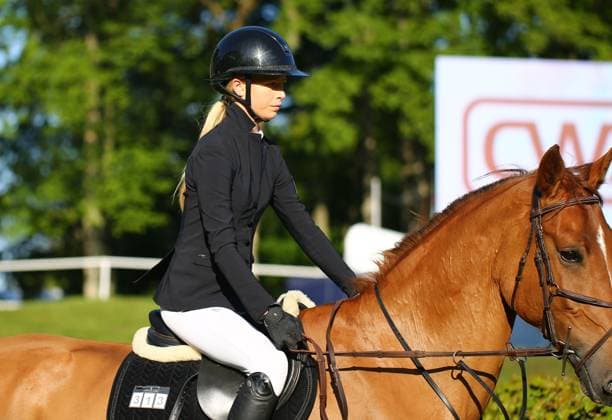 15 05 2026, xcex, GER, Hamburg, Jenischpark, Derby Park Klein Flottbek, AL SHIRA AA German Jumping and Dressage Derby Hamburg, CWD Amateur Tour CSIAm, Delani Diekmeier GER with Delvaro Deluxe