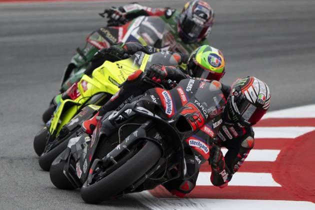 RECORD DATE NOT STATED MotoGP, 6th round of the World Championship, WM, Weltmeisterschaft in Catalonia Barcelona Barcelona (Spain), 15 05 2026 - Marco Bezzecchi (72), Aprilia Racing rider, during Free Practice 1, Round 6, MotoGP World Championship, Grand Prix Catalunya, Barcelona Spain Catalonia Spain Copyright: xJoaquimxGalantex