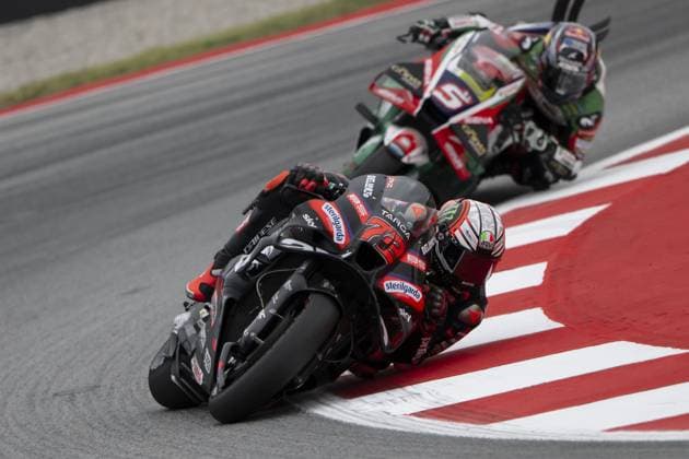 RECORD DATE NOT STATED MotoGP, 6th round of the World Championship, WM, Weltmeisterschaft in Catalonia Barcelona Barcelona (Spain), 15 05 2026 - Marco Bezzecchi (72), Aprilia Racing rider, during free practice 1, of the 6th round of the MotoGP World Championship, Grand Prix of Catalunya, Barcelona Spain; Catalonia Spain Copyright: xJoaquimxGalantex