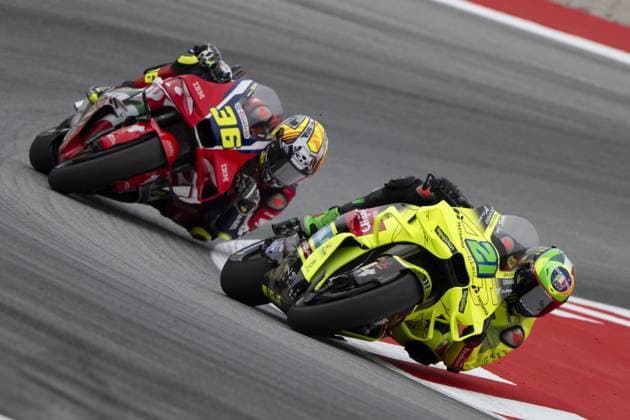 RECORD DATE NOT STATED MotoGP, 6th round of the World Championship, WM, Weltmeisterschaft in Catalonia Barcelona Barcelona (Spain), 15 05 2026 - Franco Morbidelli (21), rider for the Pertamina Enduro VR46 Racing Team, during Free Practice 1, of the 6th stage, of the MotoGP World Championship, Catalan Grand Prix, Barcelona Spain; Catalonia Spain Copyright: xJoaquimxGalantex