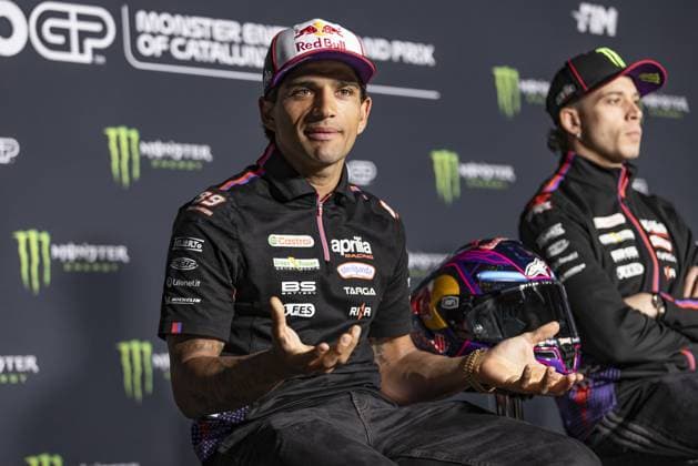 RECORD DATE NOT STATED MotoGP, 6th round of the World Championship, WM, Weltmeisterschaft in Catalonia Barcelona Barcelona (Spain), 14 05 2026 - Jorge Martin (89), Aprilia Racing rider, during a press conference, PK, Pressekonferenz at the 6th round of the MotoGP World Championship, Grand Prix Catalunya, Barcelona Spain Catalonia Spain Copyright: xJoaquimxGalantex