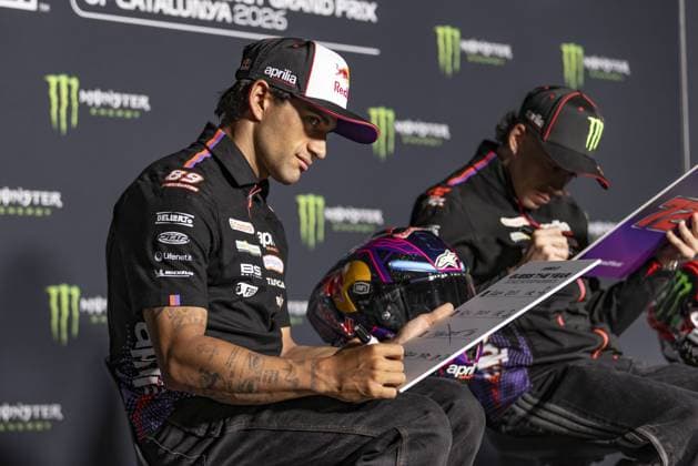 RECORD DATE NOT STATED MotoGP, 6th round of the World Championship, WM, Weltmeisterschaft in Catalonia Barcelona Barcelona (Spain), 14 05 2026 - Jorge Martin (89), Aprilia Racing rider, during a press conference, PK, Pressekonferenz at the 6th round of the MotoGP World Championship, Grand Prix Catalunya, Barcelona Spain Catalonia Spain Copyright: xJoaquimxGalantex