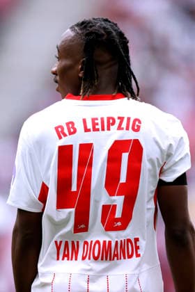 DIOMANDE Yan Team RB Leipzig Neues Heimtrikot DFL Bundesliga Saison 2025 2026 Spiel RB Leipzig St Pauli 2 1 am 09 05 2026 in Leipzig DFL REGULATIONS PROHIBIT ANY USE OF PHOTOGRAPHS as IMAGE SEQUENCES and or QUASI VIDEO Copyright: xLacixPerenyix