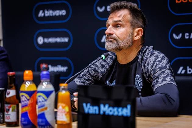 Club s head coach Ivan Leko pictured during a press conference, PK, Pressekonferenz of Belgian soccer team Club Brugge KV, Friday 15 May 2026 in Brugge, regarding their lasts games of the Champion s Play-Off (PO 1) competition of the Jupiler Pro League. KURTxDESPLENTER  x173965458x