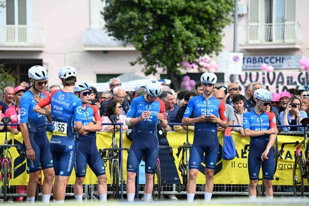 15-05-2026 Giro D italia; Tappa 07 Formia - Blockhaus; 2026, Groupama - Fdj United; Formia; 