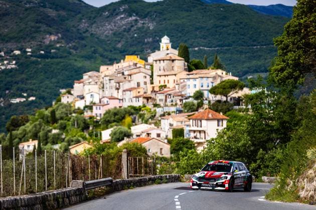 AUTO - RALLYE D™ANTIBES - COTE D™AZUR 2026 11 MELLA Stefano, PEZZOLI Francescho, Skoda Fabia RS Rally2, action during the Rallye d™Antibes 2026 - CÃ te d™Azur, 3rd round of the Championnat de France des Rallyes 2026, from May 16 to 17, 2026 in Antibes, France - AntibesFrance  Copyright: xBastienxRouxx