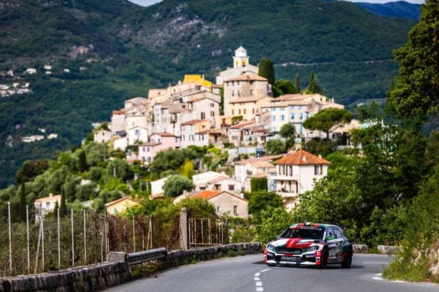 AUTO - RALLYE D™ANTIBES - COTE D™AZUR 2026 07 FRANCESCHI Jean-Baptiste, ESCARTEFIGUE Jules, Skoda Fabia RS Rally2, action during the Rallye d™Antibes 2026 - CÃ te d™Azur, 3rd round of the Championnat de France des Rallyes 2026, from May 16 to 17, 2026 in Antibes, France - AntibesFrance  Copyright: xBastienxRouxx