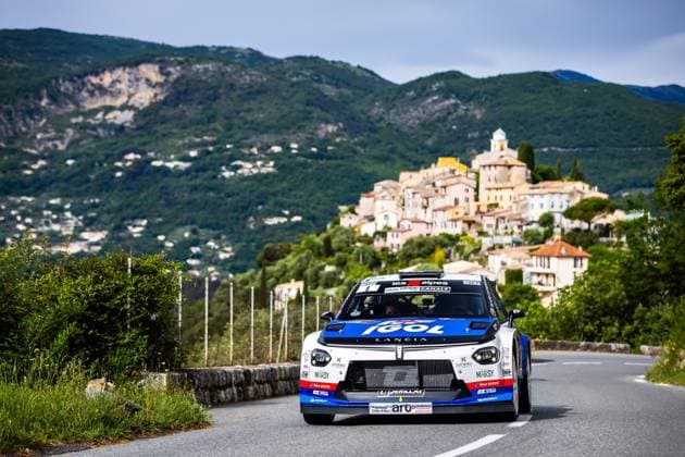 AUTO - RALLYE D™ANTIBES - COTE D™AZUR 2026 01 BONATO Yoann, BOULLOUD Benjamin, Lancia Ypsilon Rally2 HF Integrale, Trajectus Motorsport, action during the Rallye d™Antibes 2026 - CÃ te d™Azur, 3rd round of the Championnat de France des Rallyes 2026, from May 16 to 17, 2026 in Antibes, France - AntibesFrance  Copyright: xBastienxRouxx