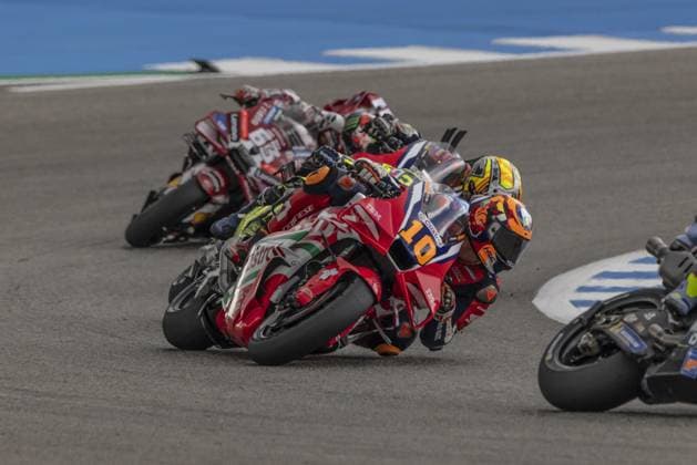 RECORD DATE NOT STATED MotoGP sprint race of the 4th stage of the World Championship, WM, Weltmeisterschaft in Jerez. Jerez (esp), 25 04 2026 - Luca Marini (10), Honda LCR Castrol rider, during the sprint race, of the 4th stage, of the MotoGP world championship, at the Jerez-Angel Nieto circuit, Spain cadiz Spain Copyright: xJoaquimxGalantex