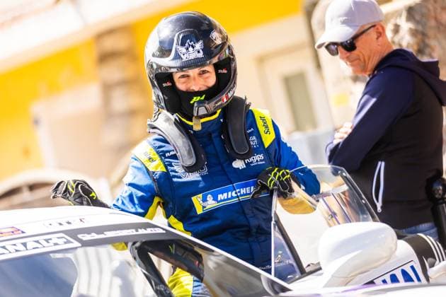 AUTO - RALLYE D™ANTIBES - COTE D™AZUR 2026 VIDUEIRA Mireille, REY Jeanne, Alpine A110 RGT, CHL Auto, portrait during the Rallye d™Antibes 2026 - CÃ te d™Azur, 3rd round of the Championnat de France des Rallyes 2026, from May 16 to 17, 2026 in Antibes, France - AntibesFrance  Copyright: xBastienxRouxx
