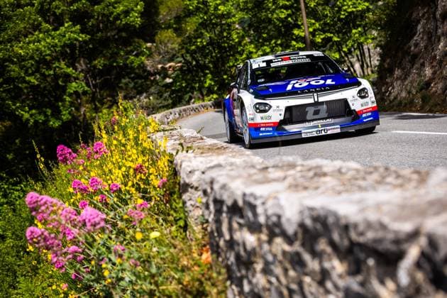 AUTO - RALLYE D™ANTIBES - COTE D™AZUR 2026 01 BONATO Yoann, BOULLOUD Benjamin, Lancia Ypsilon Rally2 HF Integrale, Trajectus Motorsport, action during the Rallye d™Antibes 2026 - CÃ te d™Azur, 3rd round of the Championnat de France des Rallyes 2026, from May 16 to 17, 2026 in Antibes, France - AntibesFrance  Copyright: xBastienxRouxx