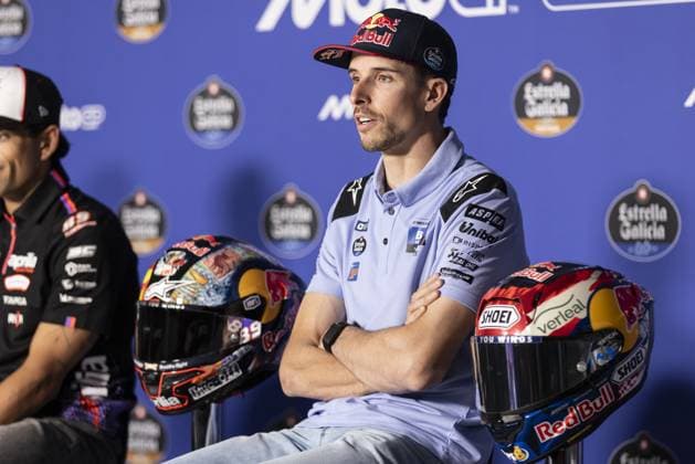 RECORD DATE NOT STATED MotoGP, race of the 4th stage of the World Championship, WM, Weltmeisterschaft in Jerez. Jerez (esp), 23 04 2026 - Alex Marquez (73), BK8 Gresini Racing MotoGP rider, during the press conference, PK, Pressekonferenz for the 4th round of the MotoGP World Championship, at the Jerez-Angel Nieto circuit, Spain. cadiz Spain Copyright: xJoaquimxGalantex