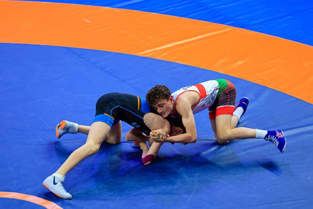 U17 Wrestling European Championships 48kg FS Bogdan Sapojnic GER df Emir Gyurzhan Dzhevatov BUL Copyright: xKostadinxAndonov xUnitedxWorldxWrestlingx Kostadin Andonov United World Wrestling